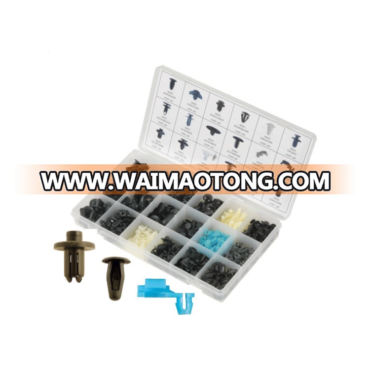 TC-Q3003 475pc hardware tool set High quality automotive Push Fastener plastic auto clips for car